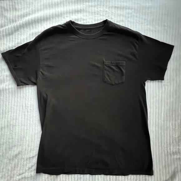 Men's Size Large Lot of Five (5) Short Sleeve Black Pocket Tees - Picture 5 of 10